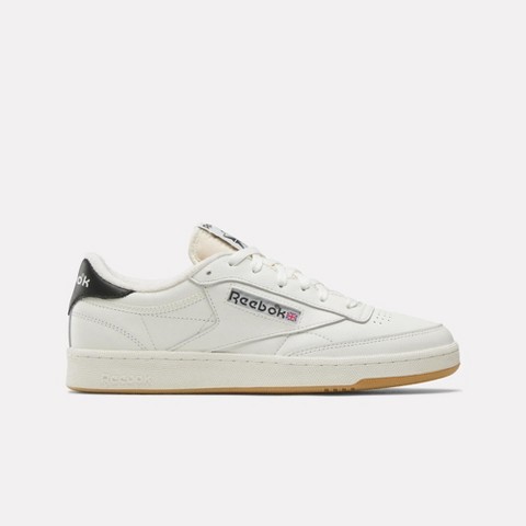Reebok Club C 85 Vintage Shoes Size M 8.5 / W 10 Chalk/Black/Gum