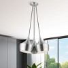 Livex Lighting Waldorf 3 - Light Pendant in  Brushed Aluminum - 2 of 4