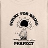 Women's - Peanuts - Sally Perfect Lightweight French Terry Wide Neck Long Sleeve Shirt - 2 of 4