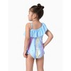 Disney Mickey Mouse & Friends Girls One Piece Swimsuits Ruffles Swimwear Beach Sport Bathing Suit 3-10Y - 3 of 4