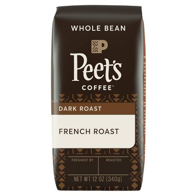 Peet's French Dark Roast Whole Bean Coffee - 12oz