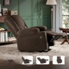 FONTOI Lift Chair with Massage and Heat, Chair with USB Ports and Cup Holders for Elderly People, Brown, 31.5"*42.8"*29" - 2 of 4
