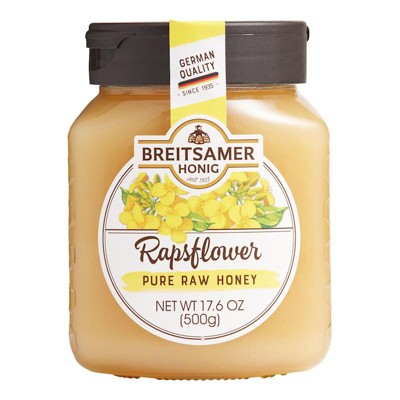 Breitsamer, Creamy Rapsflower Blossom Honey Jar, 17.6 oz