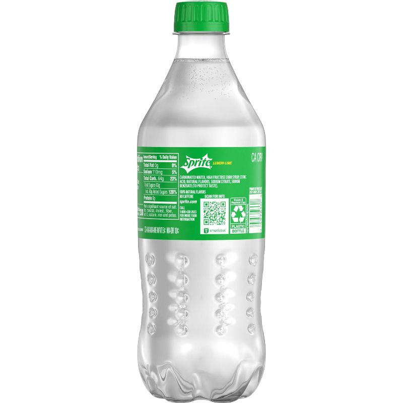 Sprite - 20 fl oz Bottle, 3 of 9
