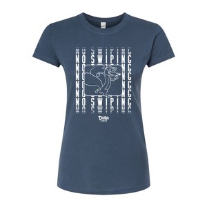 Women's - Dora the Explorer - Swiper No Swiping -Juniors Fitted Graphic T-Shirt Fitted Graphic T-Shirt - 1 of 2