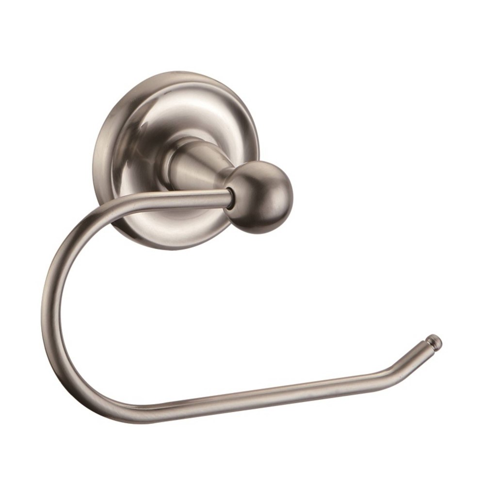 San Martin Euro Toilet Paper Holder Brushed Nickel - Design House: Metal Wall Mounted Accessory, 1 Year Limited Warranty