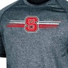 NCAA NC State Wolfpack Men's Gray Poly T-Shirt - 3 of 3