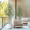 Coucheta Olive Trees Artificial Indoor – Tall Fake Plants with Planter, Faux Olive Tree Large Potted Plant Decor - 2 of 4