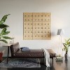 Urban Wild Studio desert check small charcoal Wood Wall Mural - Society6 - 2 of 2