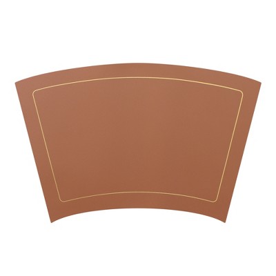 Unique Bargains Heat Resistant Faux Leather Placemats 21 x 12 Inches 6 Pcs