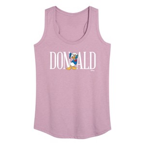 Women's - Disney - Donald Graphic Racerback Tank - 1 of 4