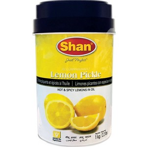 Shan - Lemon Pickle 35.27 oz (1000g) - Hot & Spicy Lemons in Oil - Rich Blends of Spices - 1 of 2