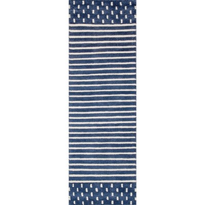 Nuloom Mandia Striped Wool Area Rug