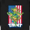 Men's - Teenage Mutant Ninja Turtles - USA Turtles Graphic Fleece Sweatshirt - 2 of 4
