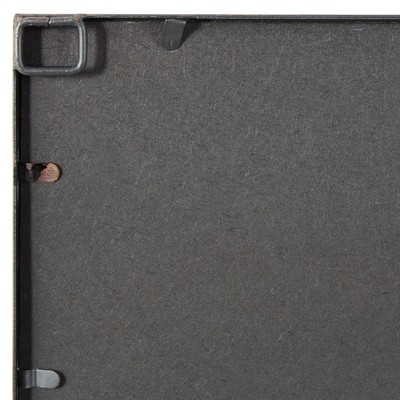 Black Window Pane Industrial Full-Length Wall Mirror 48"
