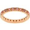 Slickblue Gorgeous Petite 0.6 Ct. Eternity Ring with Round Cut Cubic Zirconia, Mutiple Color Option, Sizes 5 to 10 - 2 of 4