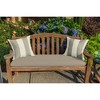 Casual Cushion Stripe Sunbrella Fabric 1-Piece Indoor/Outdoor Square Throw Pillow - 2 of 4