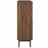 Modway Render Three-Tier Display Storage Cabinet Stand Walnut - 3 of 4