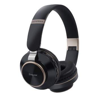 Insten Wireless Over-Ear Headphones with Bluetooth, Headset with Built-in Microphone, Black