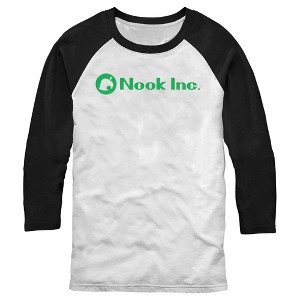 Men's Nintendo Nook Inc. Logo Baseball Tee - 1 of 4