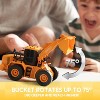Joyfy Remote Control Construction Toys, 2.4Ghz RC Truck Toy with Light, Front Loader Toys for Boys 3-5 4-7 8-12 Year Old Kids, Christmas Birthday Gift - 4 of 4