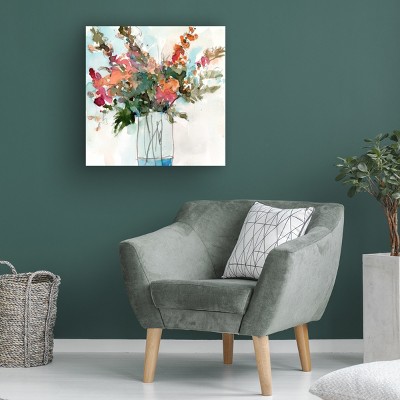 Samuel Dixon Water Garden Still Life Floral Canvas Art