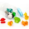 Boley: Bath Toy Bucket: Animals - 12pc Playset - Cartoon Animal Ages 3+ - 2 of 4