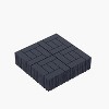 Chic Crate ZZ Style 44Pcs 12'' Interlocking Plastic Deck Tiles – Dark Gray, Waterproof - 3 of 4