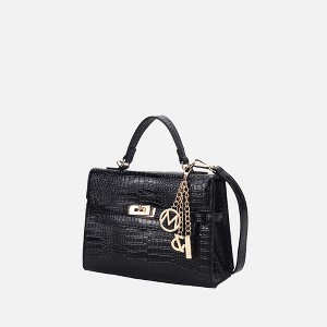 MKF Collection Naomi Vegan Crocodile Leather Women’s Satchel Bag by Mia K - 1 of 4