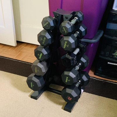 Cap Barbell A frame Dumbbell Weight Rack Black Target