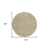 Beige Taupe And Brown Floral Washable Indoor Outdoor Area Rug - 3 of 4