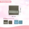 Unique Bargains Velvet Storage Ring Necklace Jewelry Pouches with Insert Pad 3.5" x 3.3" 2 Pcs - 2 of 4