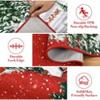 Christmas Area Rug Carpet, Snowflake Tree Washable Runner Carpet for Living Room Kitchen Dining Kids Room Nursery Office, Red - 4 of 4
