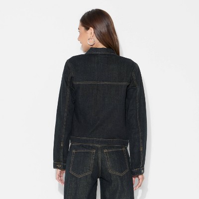 Women's Denim Utility Jacket - Wild Fable