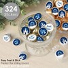 Big Dot of Happiness Fairy Tale Fantasy - Royal Prince and Princess Party Small Round Candy Stickers - Party Favor Labels - 324 Count - 2 of 4