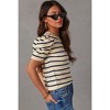 Zilpu Women's Trendy Puff Sleeve Knit Top - Casual Tee Shirt Blouse - 4 of 4