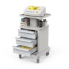 Mojgar Mobile Trolley Cart for Ultrasound Imaging Scanner Vehicle Trolley Beauty Storage Cart 110 LBS Load for Hospital Medical Clinic - 2 of 4