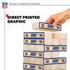 NFL New York Giants Giant Wooden Tumbling Tower - 3 of 4