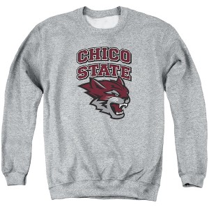 California State University Chico Official Stacked Adult Crewneck Sweatshirt - 1 of 4