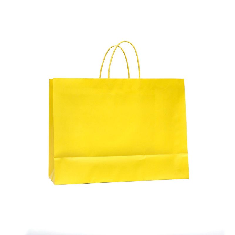 Large Gift Bag Solid Yellow - Spritz&#8482;, 4 of 5