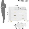 Jojoka 6-Drawer Wooden Bedroom Dresser with Built-In Charging Station and RGB LED Lights - 2 of 4