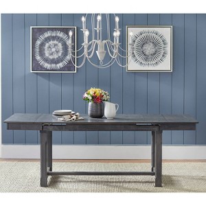 Riga Extendable Dining Table Gray - Buylateral - 1 of 4