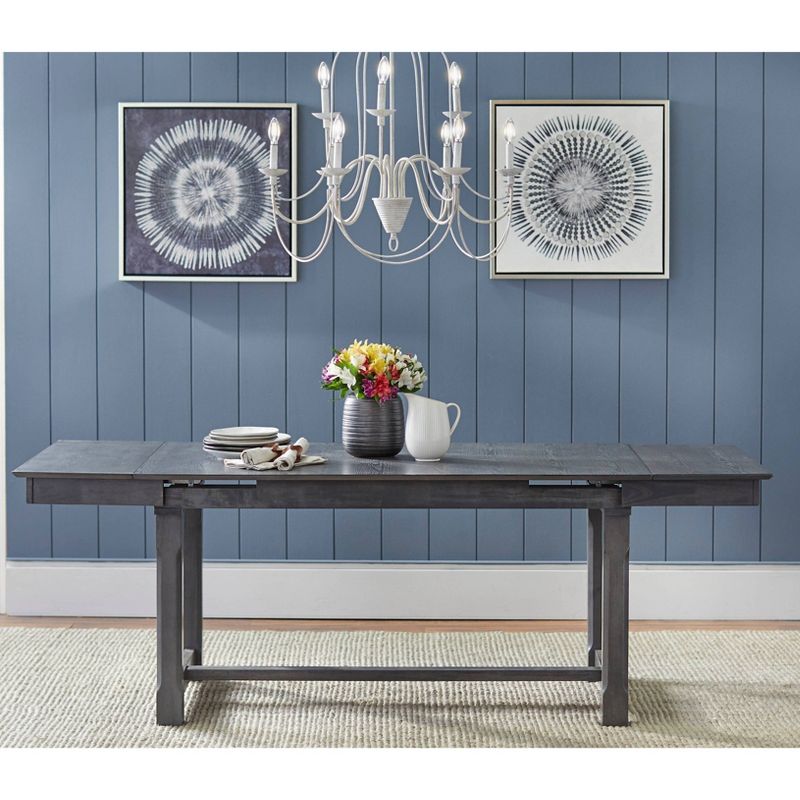 Riga Extendable Dining Table Gray - Buylateral, 1 of 10