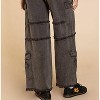 Women's Harmony Wide Leg Cargo Pant - POL - 3 of 4