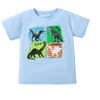 MyKids-USA Boys’ Dinosaur Cartoon Print T-Shirt In European And American Style For Summer - 2 of 4