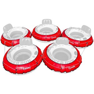Bradley 5 Pack Heavy Duty River Tube Cover Only; Made in USA; Compatible with Intex River Run 53" tube - 1 of 4
