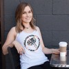 Women's Marvel Hammer Thor Floral Print Racerback Tank Top - 2 of 4