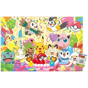 Trends International Pokémon - Birthday Party Unframed Wall Poster Prints - 1 of 4