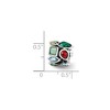 Black Bow Jewelry Sterling Silver with Multicolor Crystals Collage Bead Charm - 2 of 3