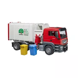 Bruder Mack Granite Garbage Truck Ruby, Red, Green 